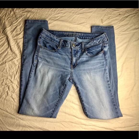 American Eagle Outfitters Jegging Long Jeans Sz 8 - Picture 2 of 5